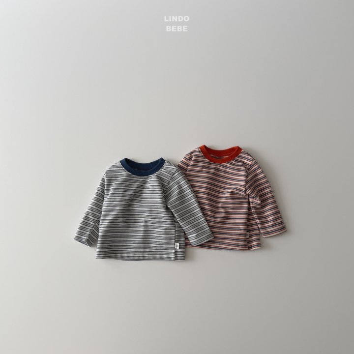 Lindo - Korean Baby Fashion - #babyoutfit - Bebe Stripe Tee