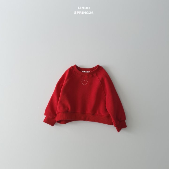Lindo - Korean Baby Fashion - #babywear - Stitch Heart Sweatshirt - 5