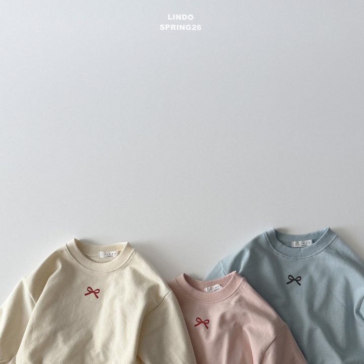 Lindo - Korean Baby Fashion - #babywear - Petite Ribbon Sweatshirt - 3