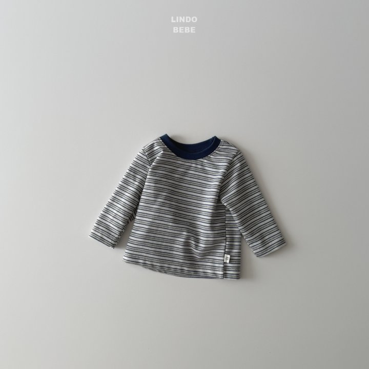 Lindo - Korean Baby Fashion - #babywear - Bebe Stripe Tee - 2