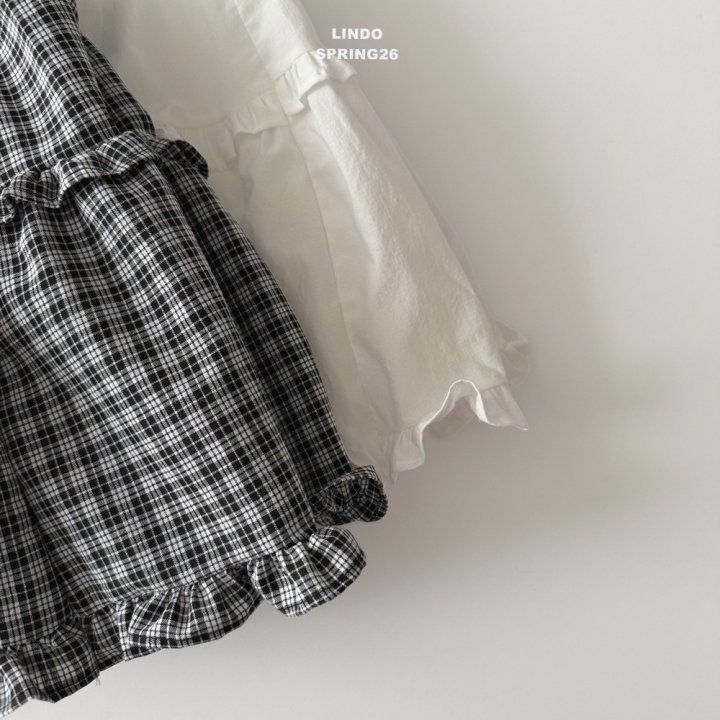 Lindo - Korean Baby Fashion - #onlinebabyshop - Anes Long Skirt (Check) - 8