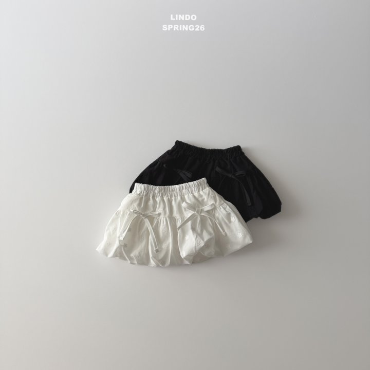 Lindo - Korean Baby Fashion - #onlinebabyshop - Floral Embroidered Balloon Skirt - 7