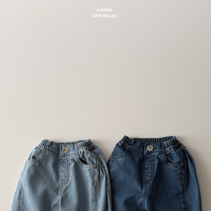 Lindo - Korean Baby Fashion - #onlinebabyboutique - Autumn Denim Pants - 4