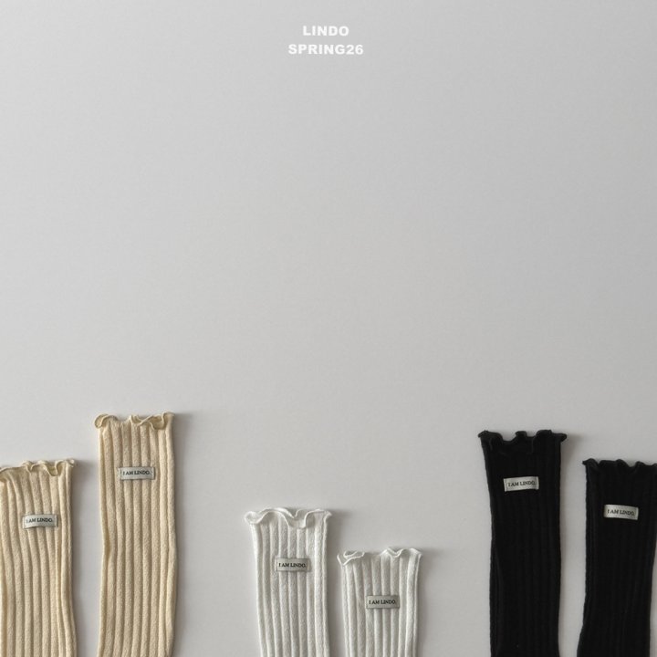 Lindo - Korean Baby Fashion - #smilingbaby - Rib Label Socks - 10