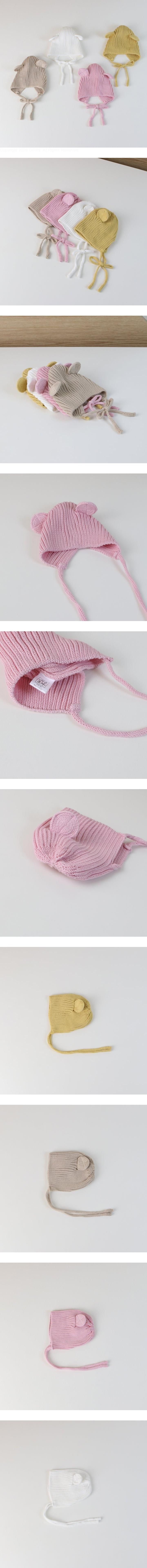 Little Hat - Korean Baby Fashion - #babylifestyle - Cotton Bear Ear Hat
