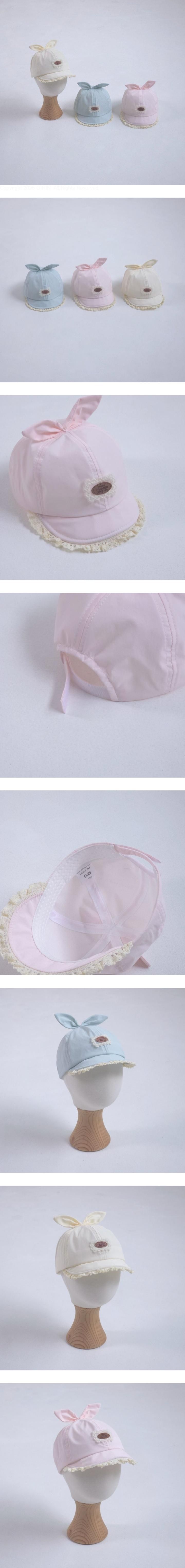 Little Hat - Korean Baby Fashion - #babyoninstagram - Baby Lace Ribbon Beanie