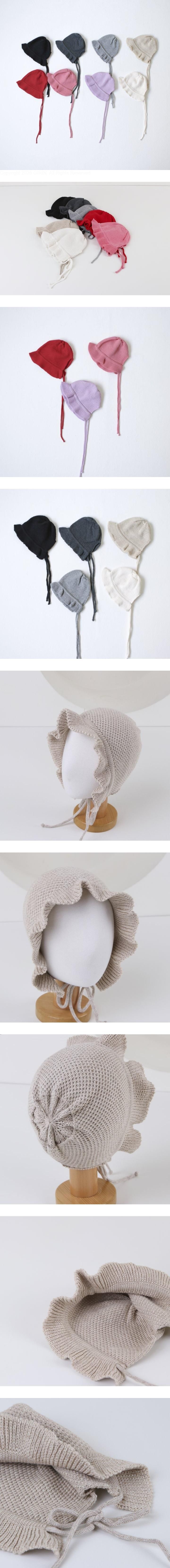 Little Hat - Korean Baby Fashion - #babyoninstagram - Cotton Knit Bonnet