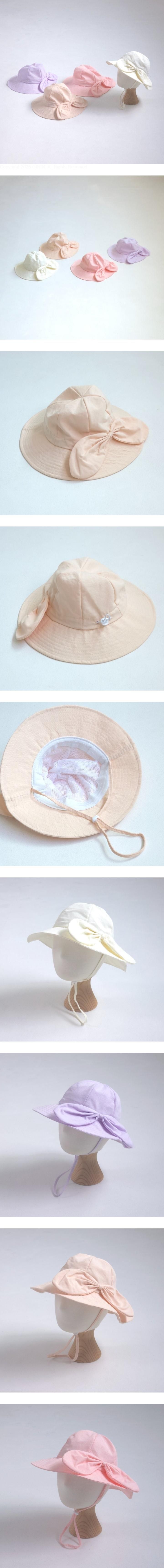 Little Hat - Korean Children Fashion - #magicofchildhood - Pastel Ribbon Sun Hat