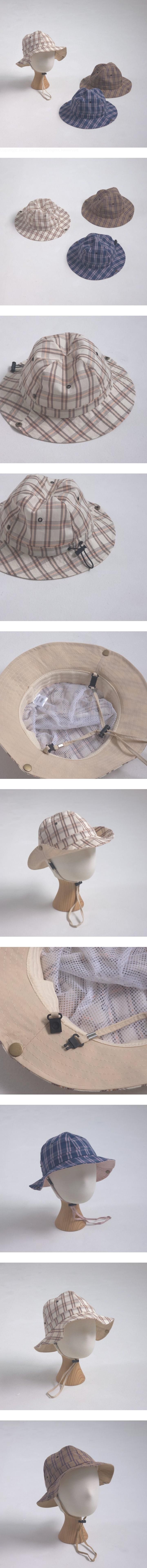 Little Hat - Korean Children Fashion - #prettylittlegirls - Classic Check Bucket Hat