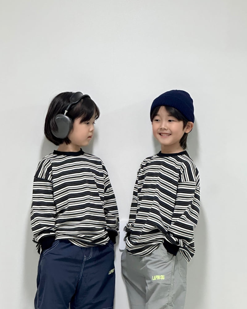 Little Rabbit - Korean Children Fashion - #Kfashion4kids - Striped Long Sleeve Tee