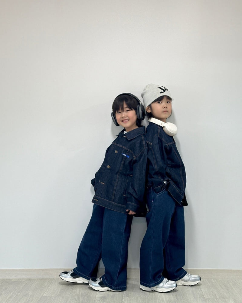 Little Rabbit - Korean Children Fashion - #kidzfashiontrend - Indigo Jeans - 4