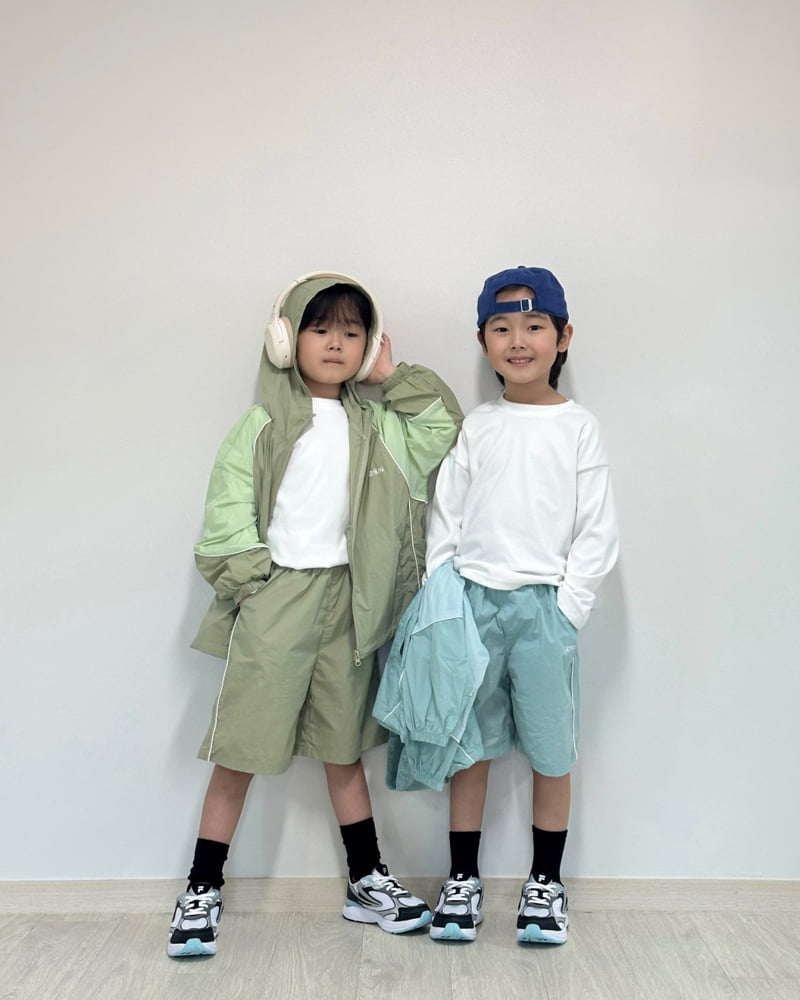 Little Rabbit - Korean Children Fashion - #stylishchildhood - Light Windbreaker Set - 4