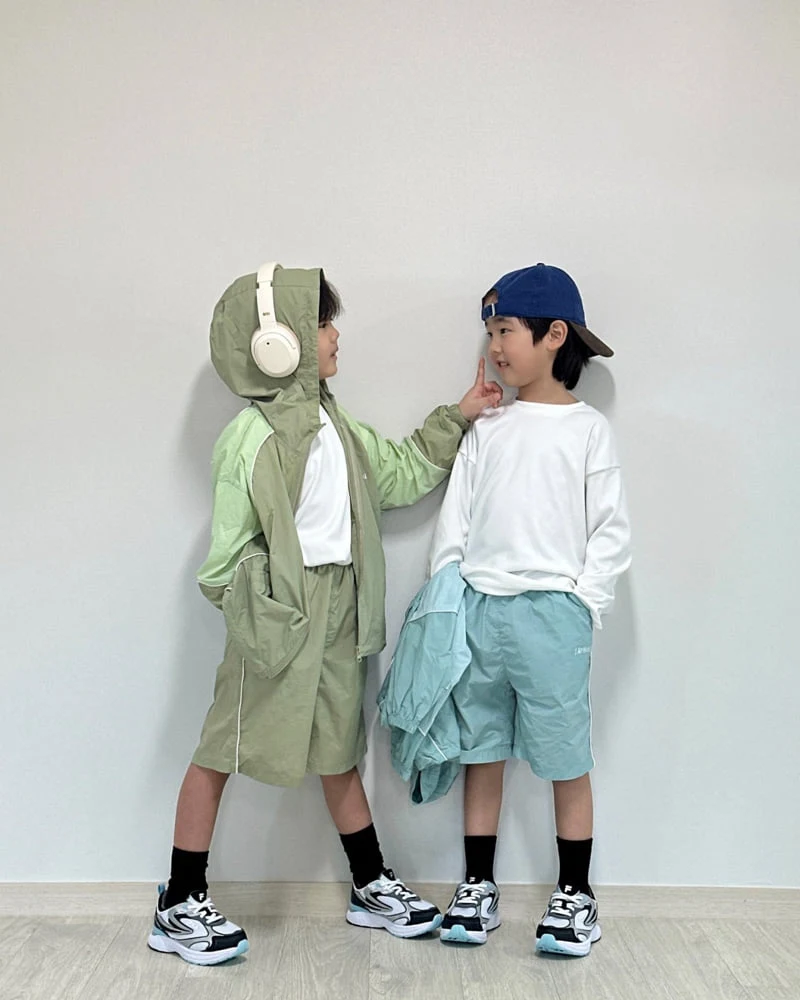 Little Rabbit - Korean Children Fashion - #childrensboutique - Light Windbreaker Set - 5