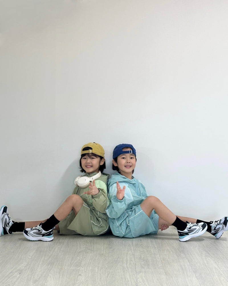 Little Rabbit - Korean Children Fashion - #designkidswear - Light Windbreaker Set - 7