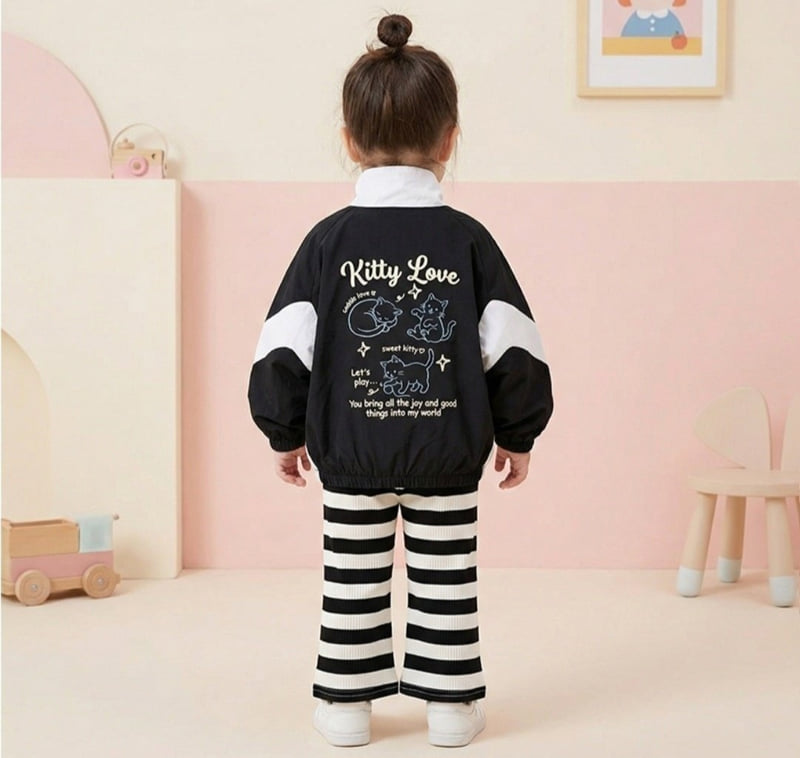 Little Rabbit - Korean Children Fashion - #designkidswear - Puppy Kitty Windbreaker