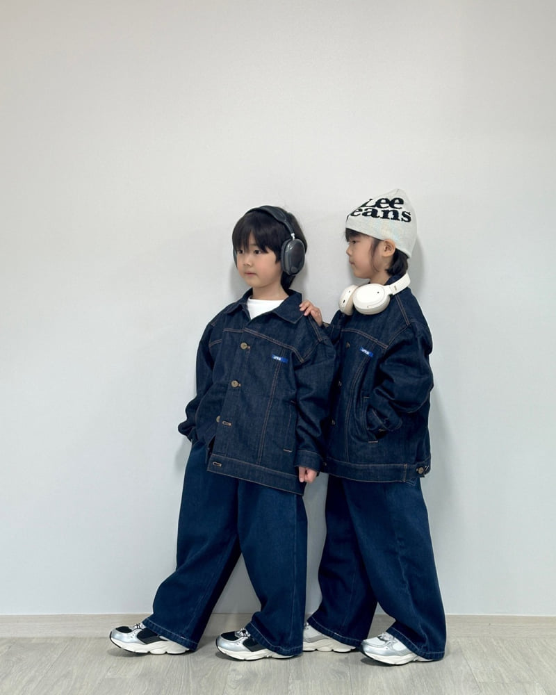 Little Rabbit - Korean Children Fashion - #kidzfashiontrend - Indigo Jeans - 3