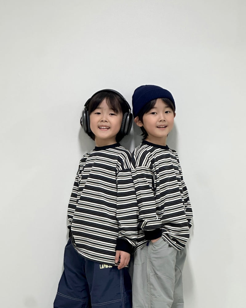 Little Rabbit - Korean Children Fashion - #littlefashionista - Striped Long Sleeve Tee - 2