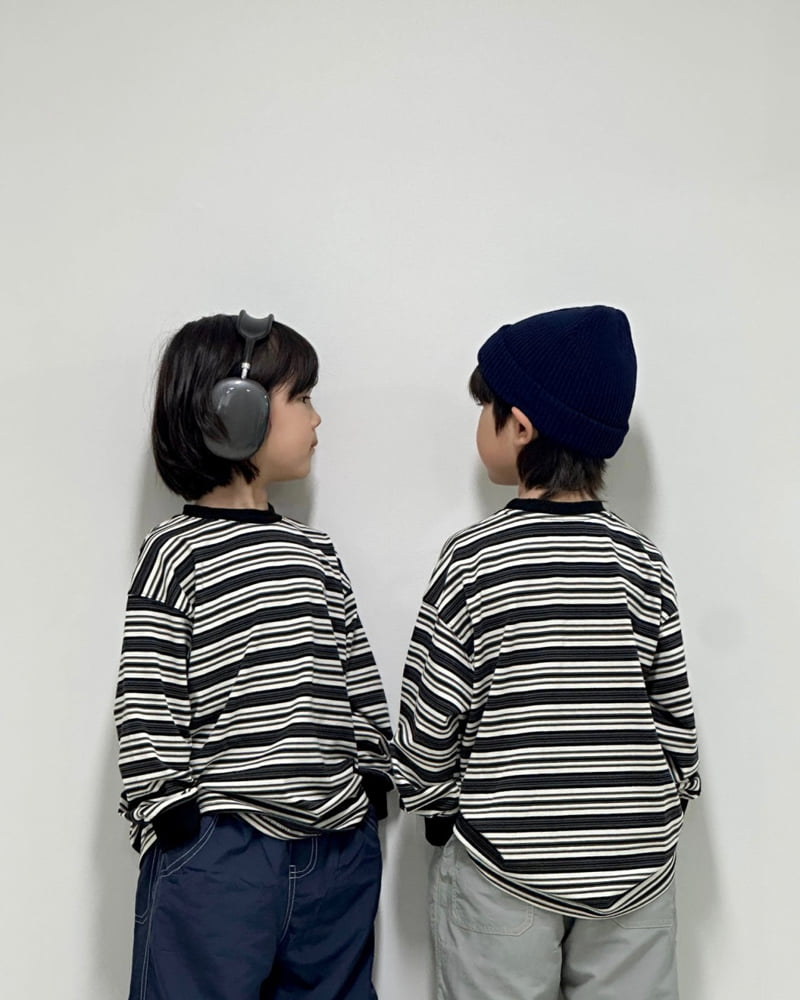 Little Rabbit - Korean Children Fashion - #magicofchildhood - Striped Long Sleeve Tee - 3