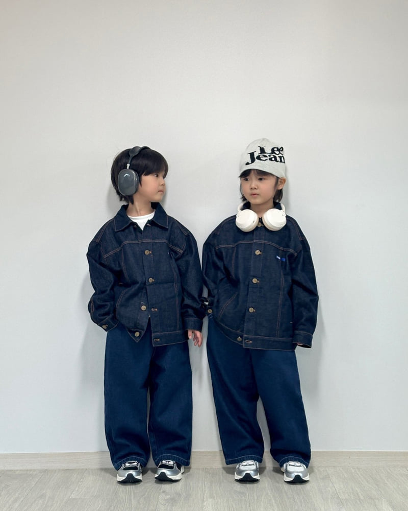 Little Rabbit - Korean Children Fashion - #magicofchildhood - Indigo Jeans - 6