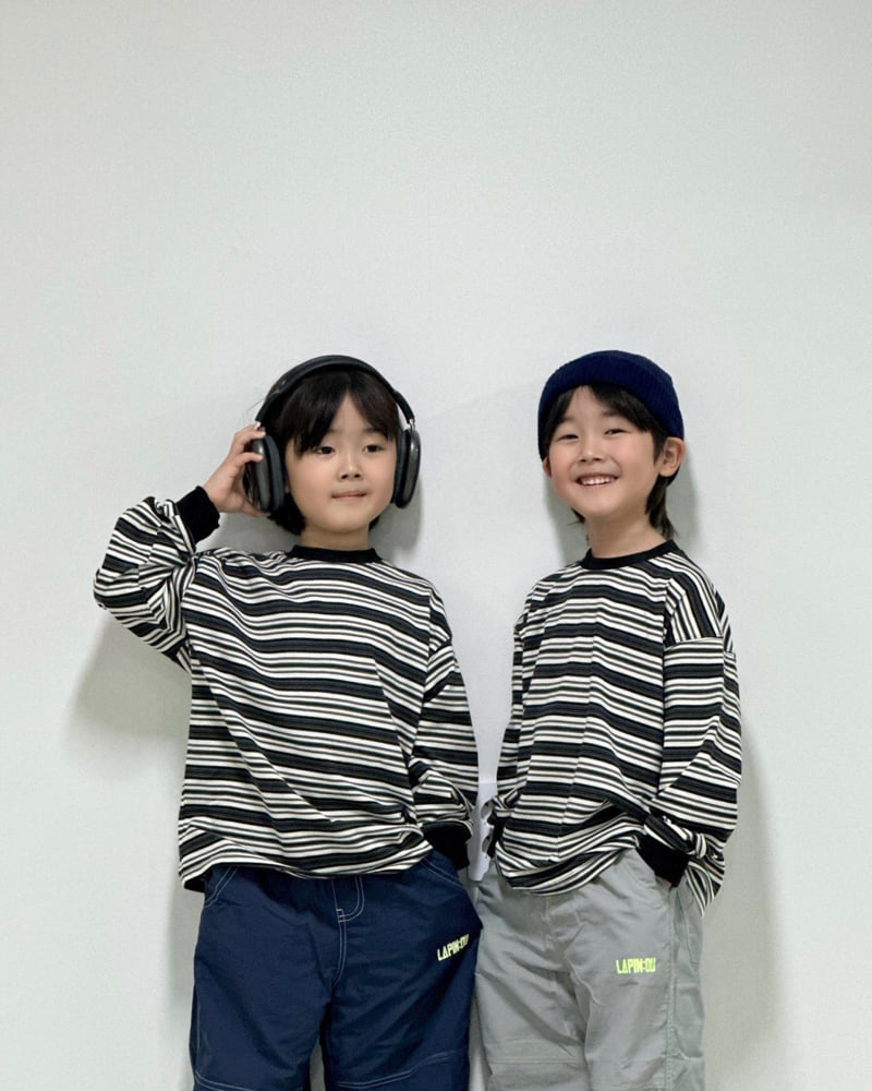 Little Rabbit - Korean Children Fashion - #magicofchildhood - Striped Long Sleeve Tee - 4