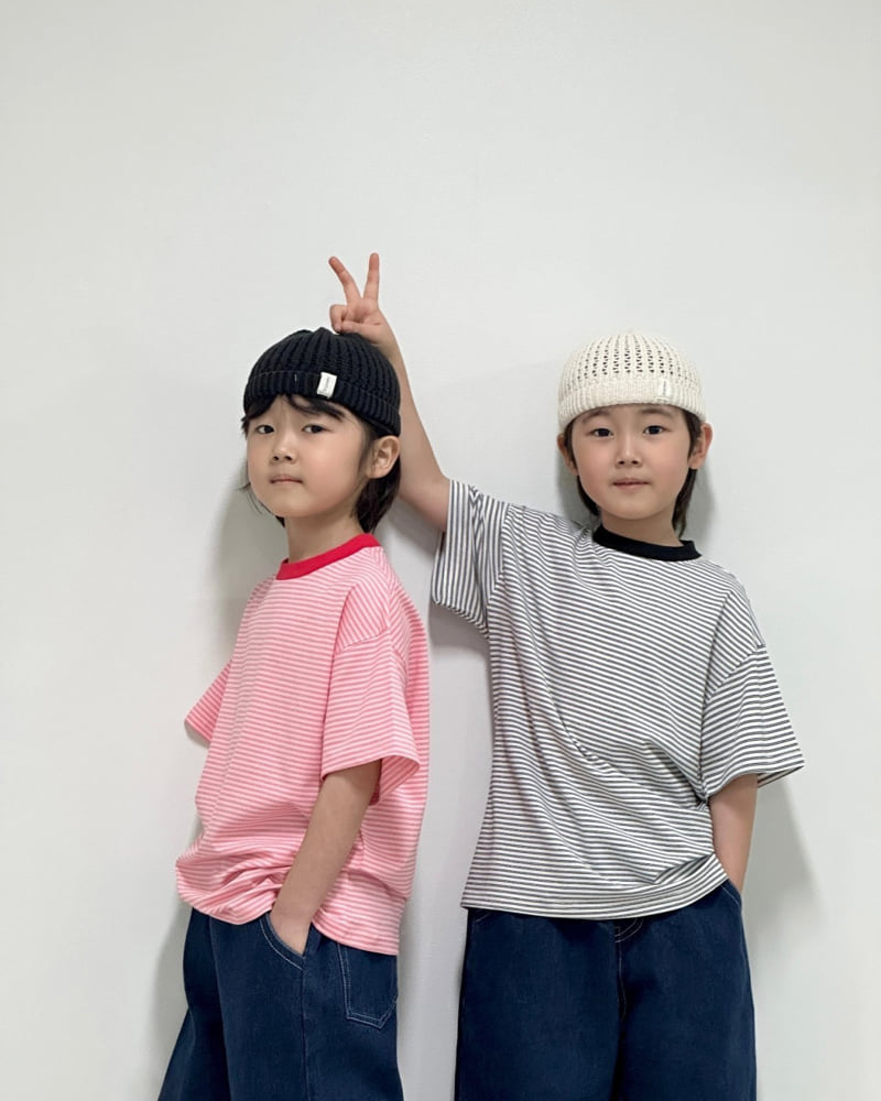 Little Rabbit - Korean Children Fashion - #minifashionista - Five Short Sleeve Tee - 2