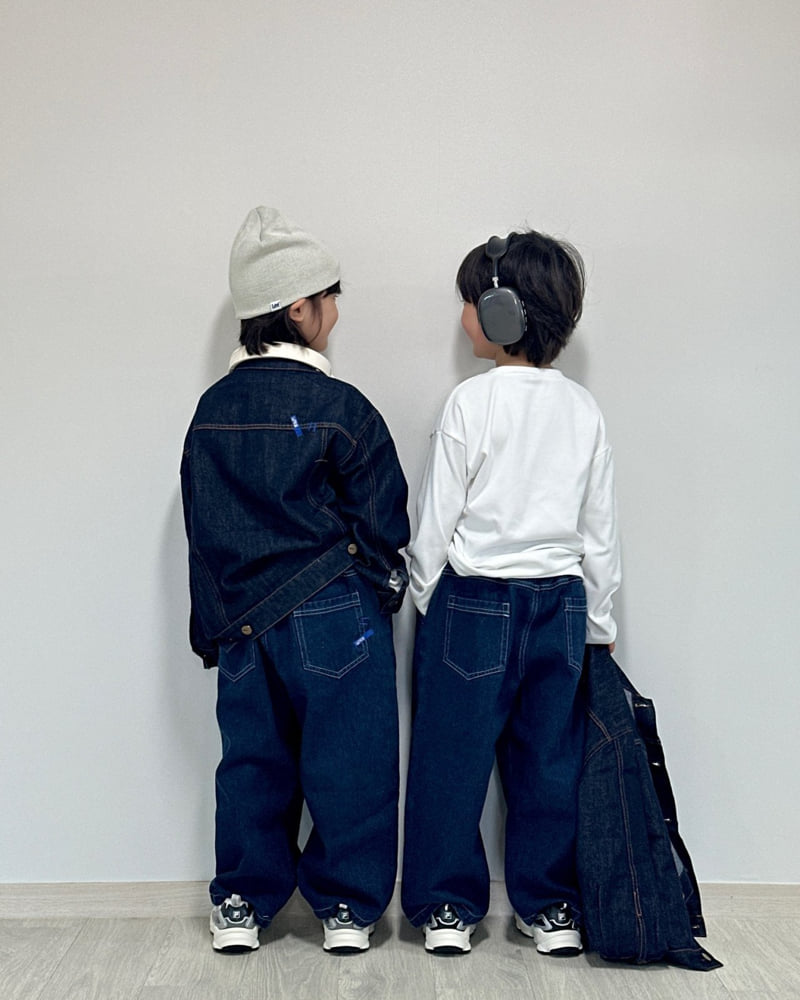 Little Rabbit - Korean Children Fashion - #minifashionista - Indigo Jeans - 7