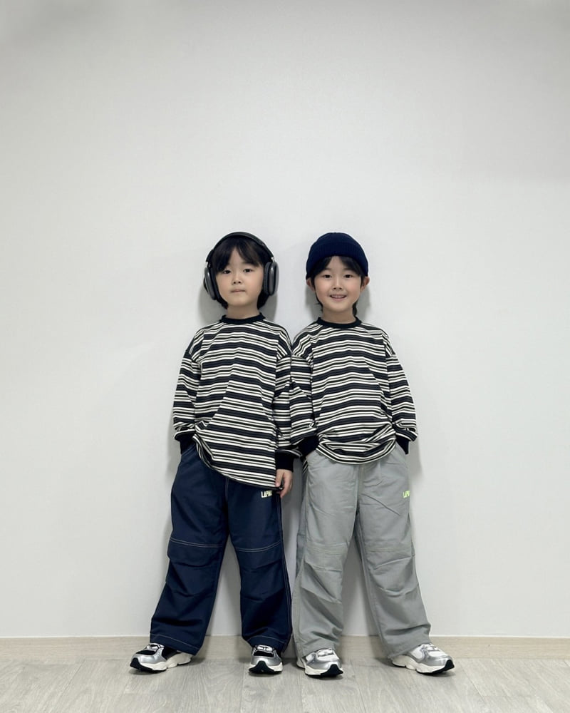 Little Rabbit - Korean Children Fashion - #todddlerfashion - Striped Long Sleeve Tee - 5