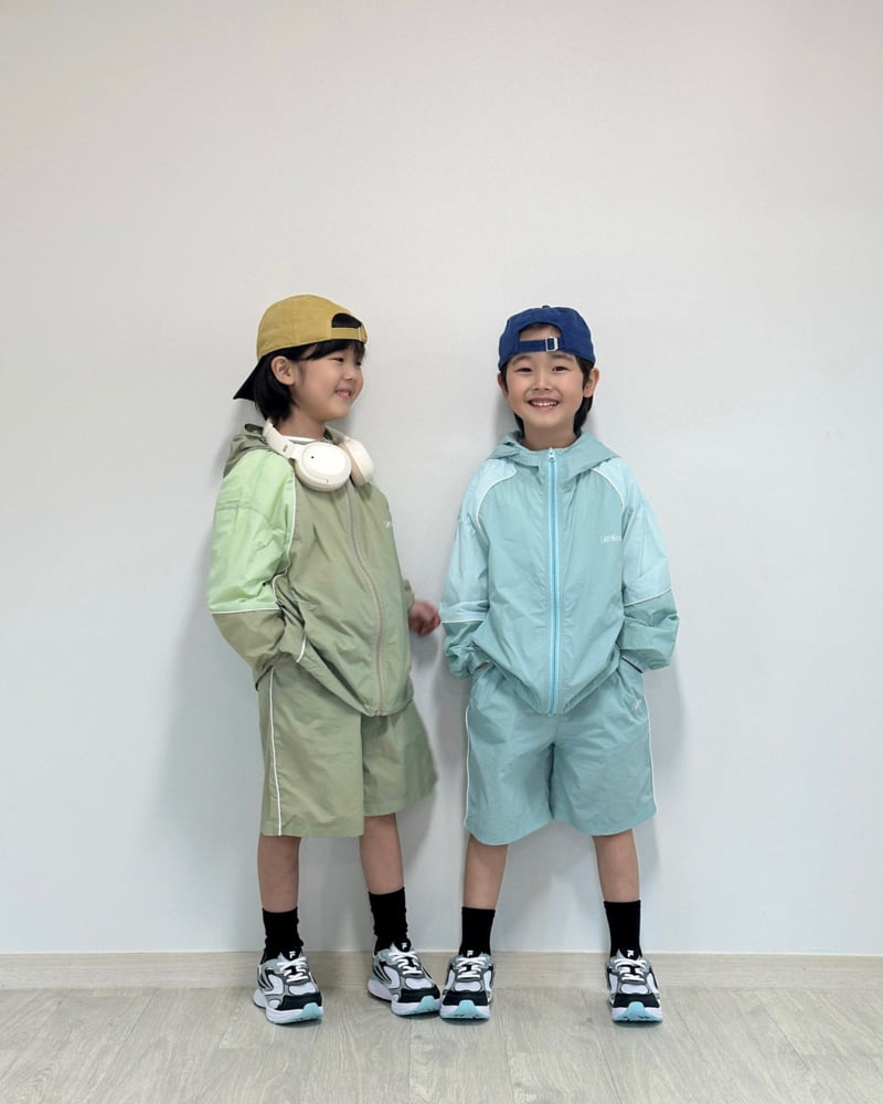 Little Rabbit - Korean Children Fashion - #todddlerfashion - Light Windbreaker Set