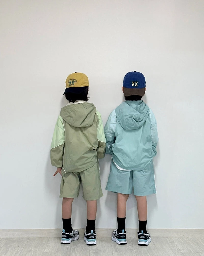 Little Rabbit - Korean Children Fashion - #toddlerclothing - Light Windbreaker Set - 3