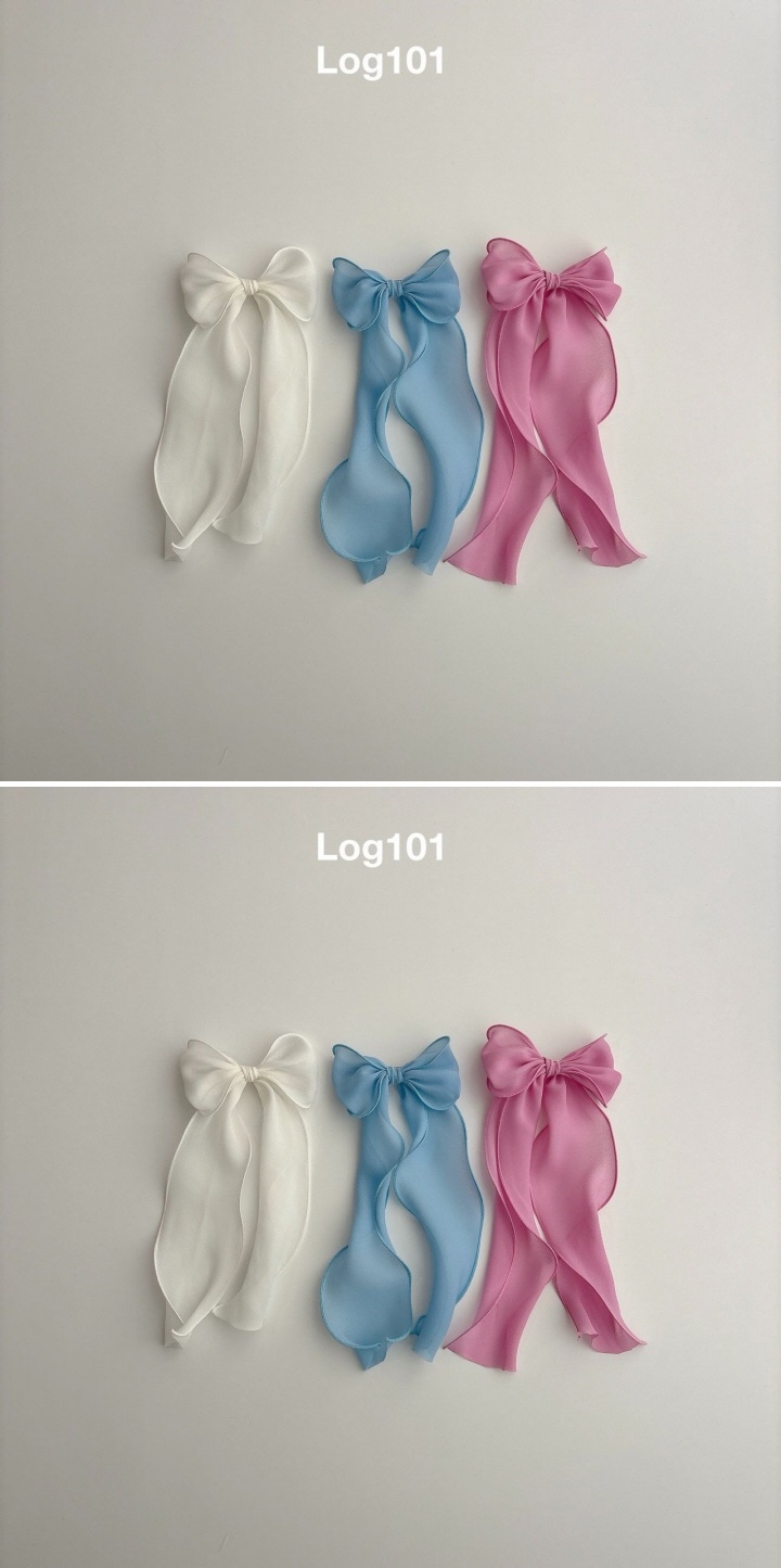 Log101 - Korean Children Fashion - #kidsstore - Organza Ribbon Hair Pin
