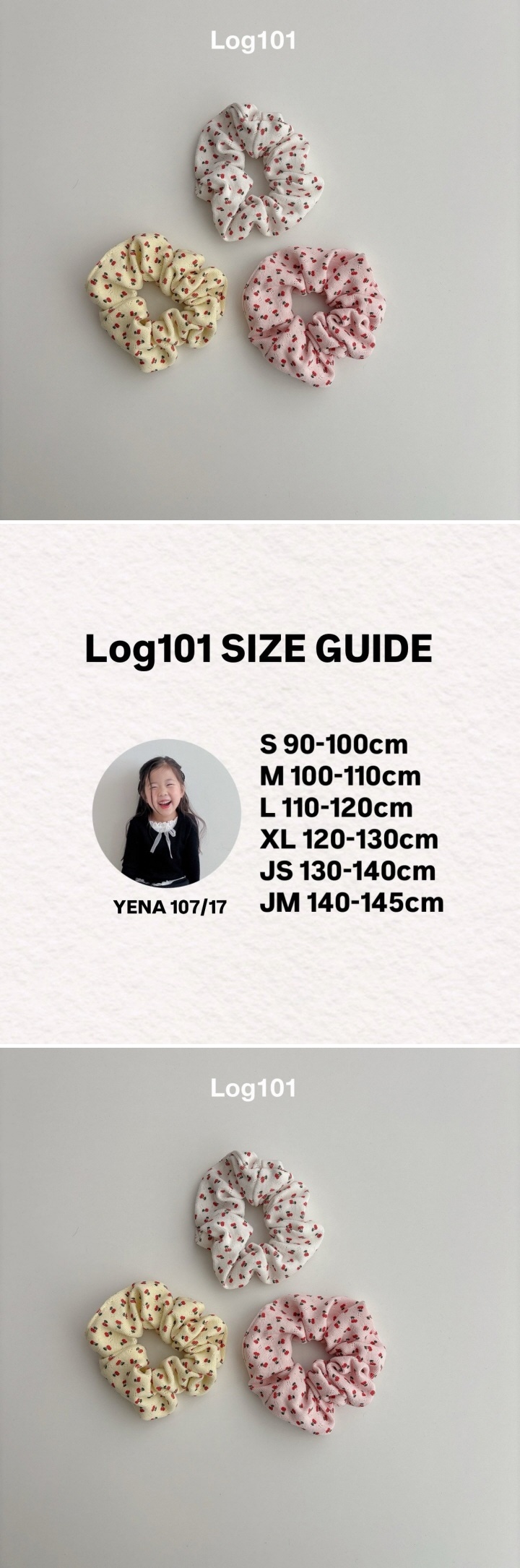 Log101 - Korean Children Fashion - #littlefashionista - Cherry Scrunchie