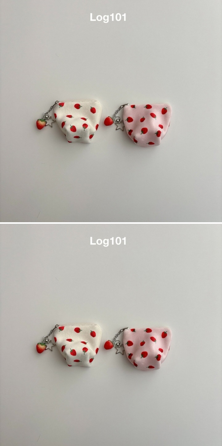 Log101 - Korean Children Fashion - #magicofchildhood - Strawberry Pouch