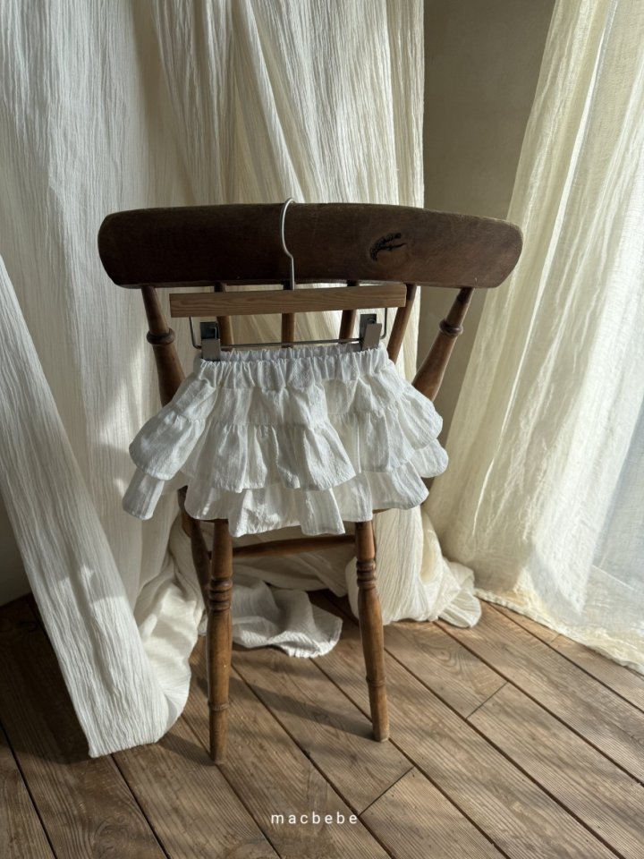 Mac - Korean Baby Fashion - #babyboutique - Tiered Bloomer Skirt