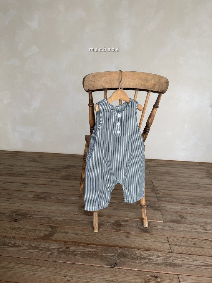 Mac - Korean Baby Fashion - #babyboutiqueclothing - Marine Jumpsuit - 5