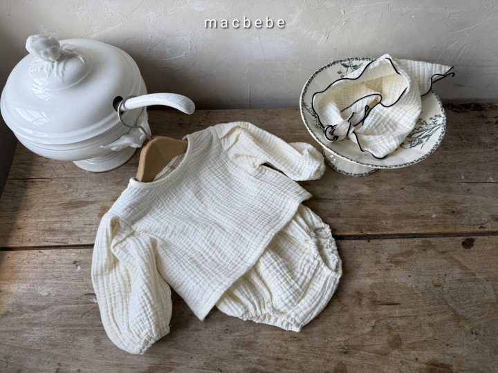Mac - Korean Baby Fashion - #babyclothing - Crepe Chiffon Set - 12