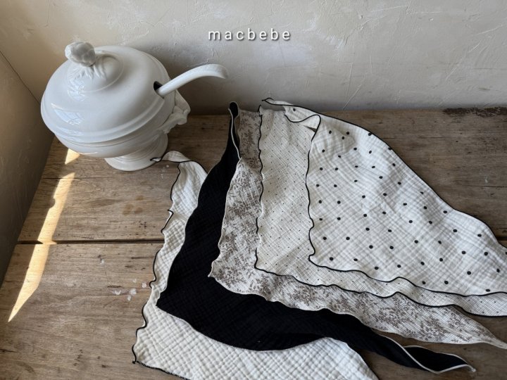 Mac - Korean Baby Fashion - #babygirlfashion - Crepe Chiffon Scarf