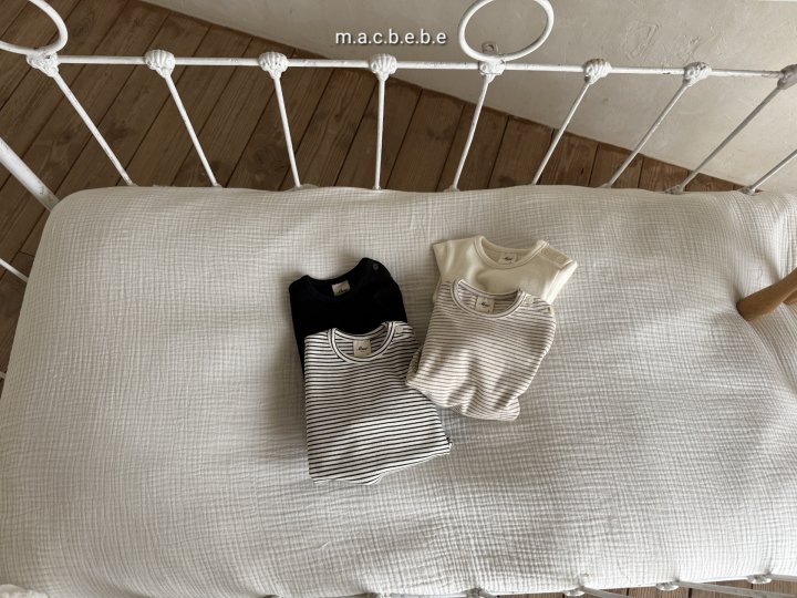 Mac - Korean Baby Fashion - #babylifestyle - Button Bebe Tee - 6