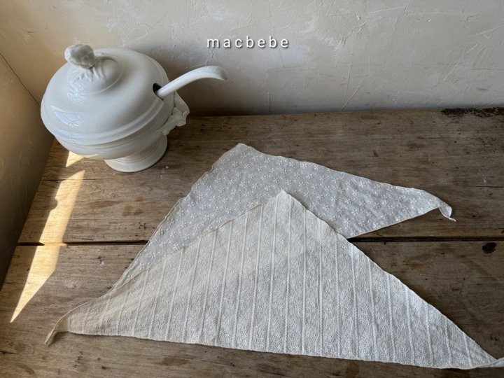 Mac - Korean Baby Fashion - #babylifestyle - Lace Chiffon Scarf - 4