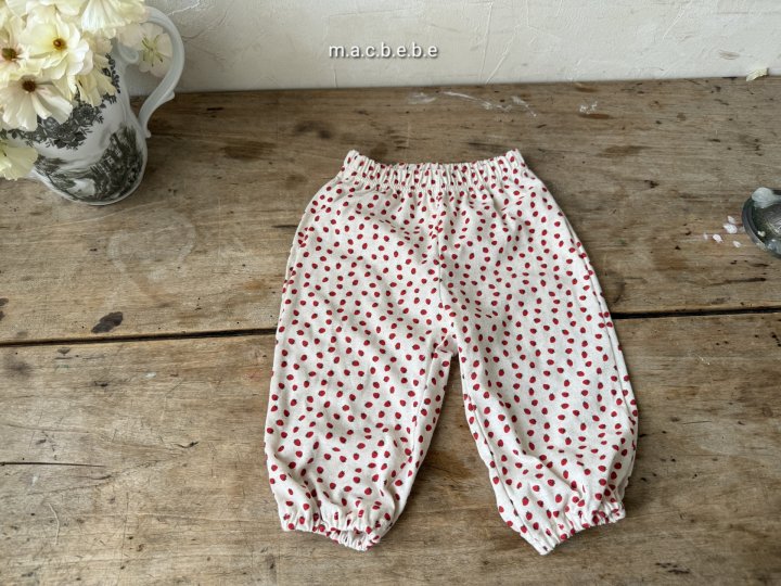 Mac - Korean Baby Fashion - #babyoninstagram - Spring Strawberry Set (Pants+Cardigan+Scarf) - 12