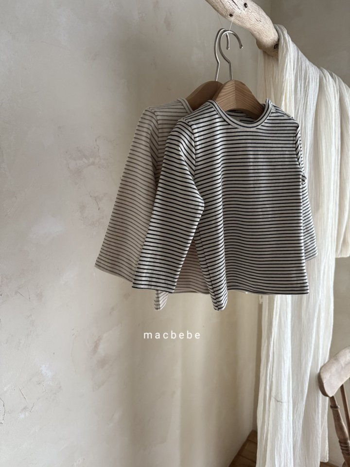 Mac - Korean Baby Fashion - #babyootd - Button Bebe Tee - 8