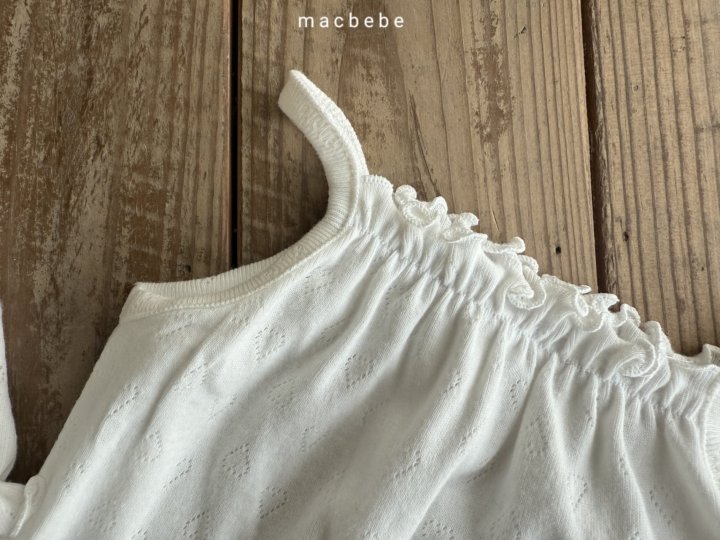 Mac - Korean Baby Fashion - #babyootd - Heart Eyelet Cardigan Set - 7