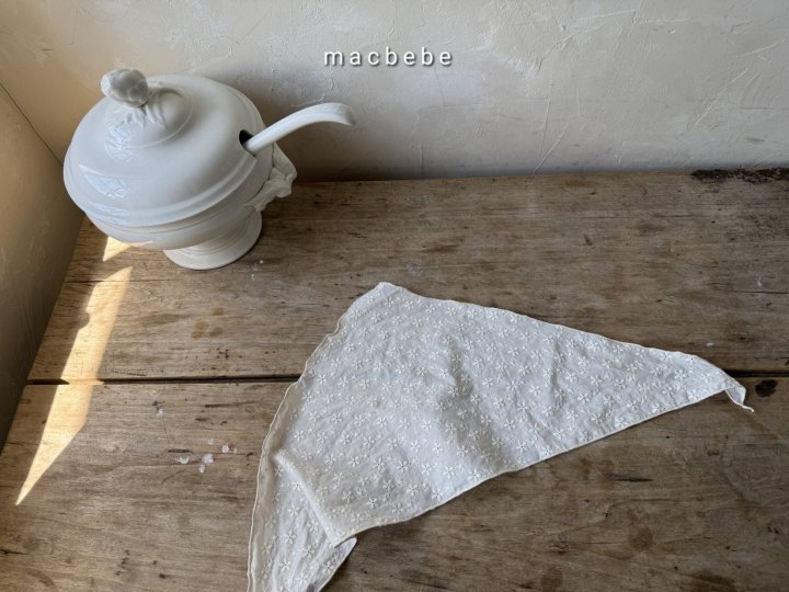 Mac - Korean Baby Fashion - #babyootd - Lace Chiffon Scarf - 5
