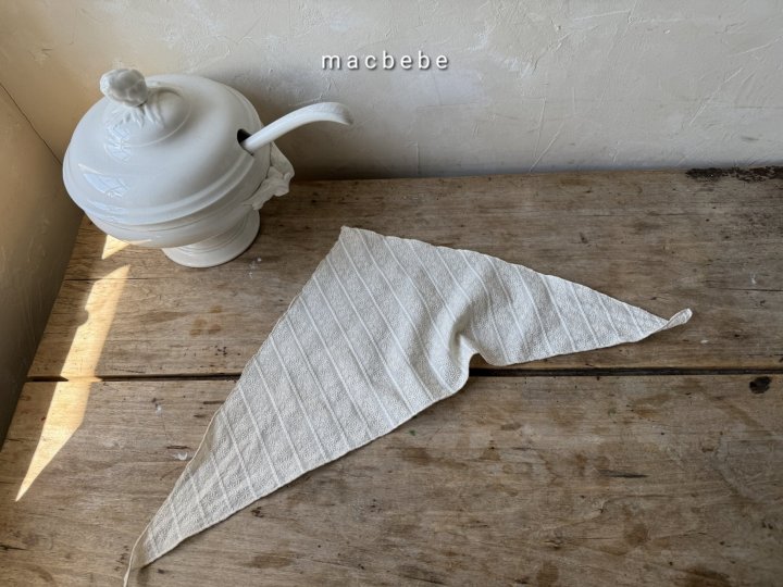 Mac - Korean Baby Fashion - #babyoutfit - Lace Chiffon Scarf - 6