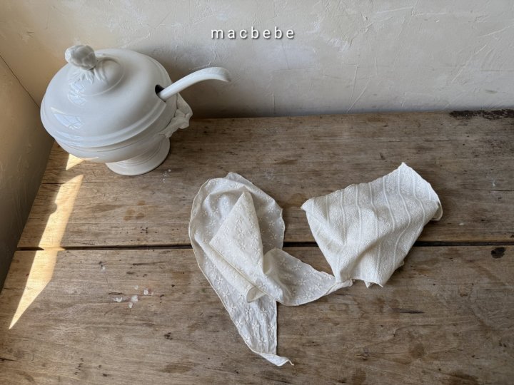 Mac - Korean Baby Fashion - #babywear - Lace Chiffon Scarf - 8