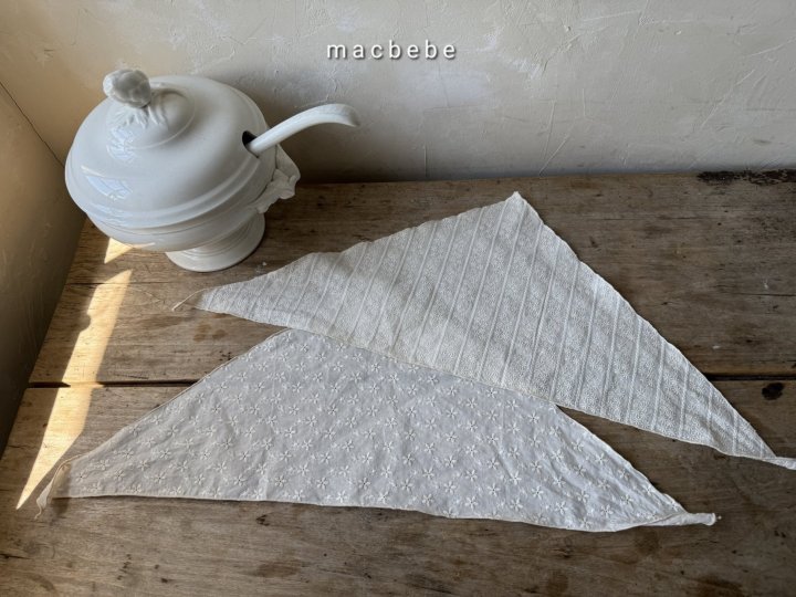 Mac - Korean Baby Fashion - #onlinebabyboutique - Lace Chiffon Scarf - 9