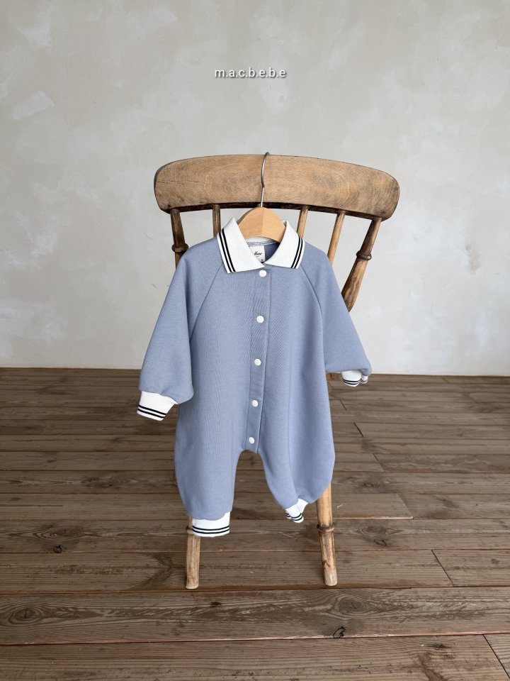 Mac - Korean Baby Fashion - #onlinebabyshop - Soft Terry All-in-One - 7