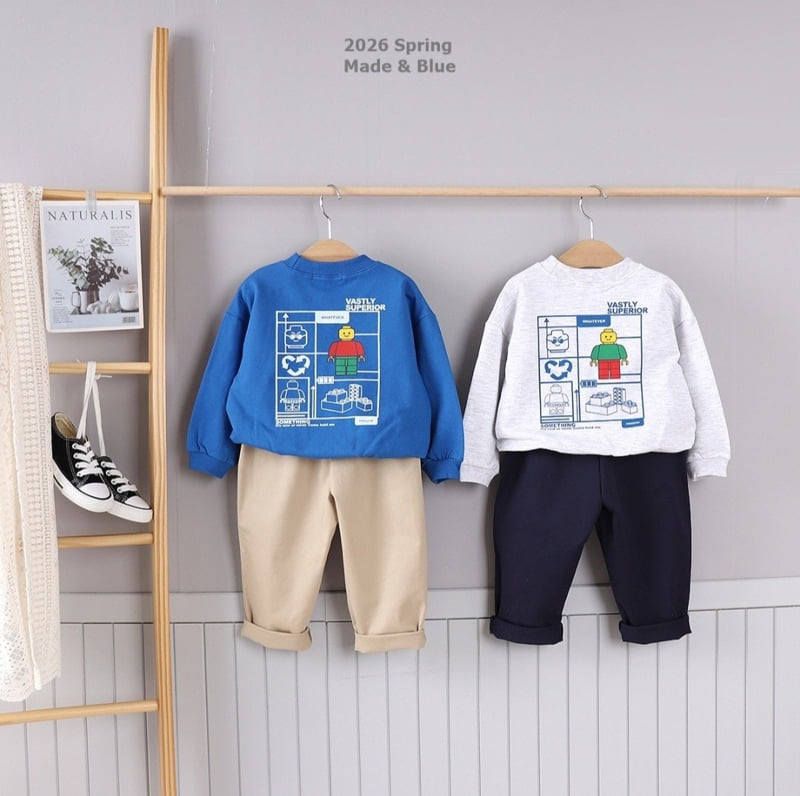 Made Blue - Korean Children Fashion - #childofig - Lego Tee - 6