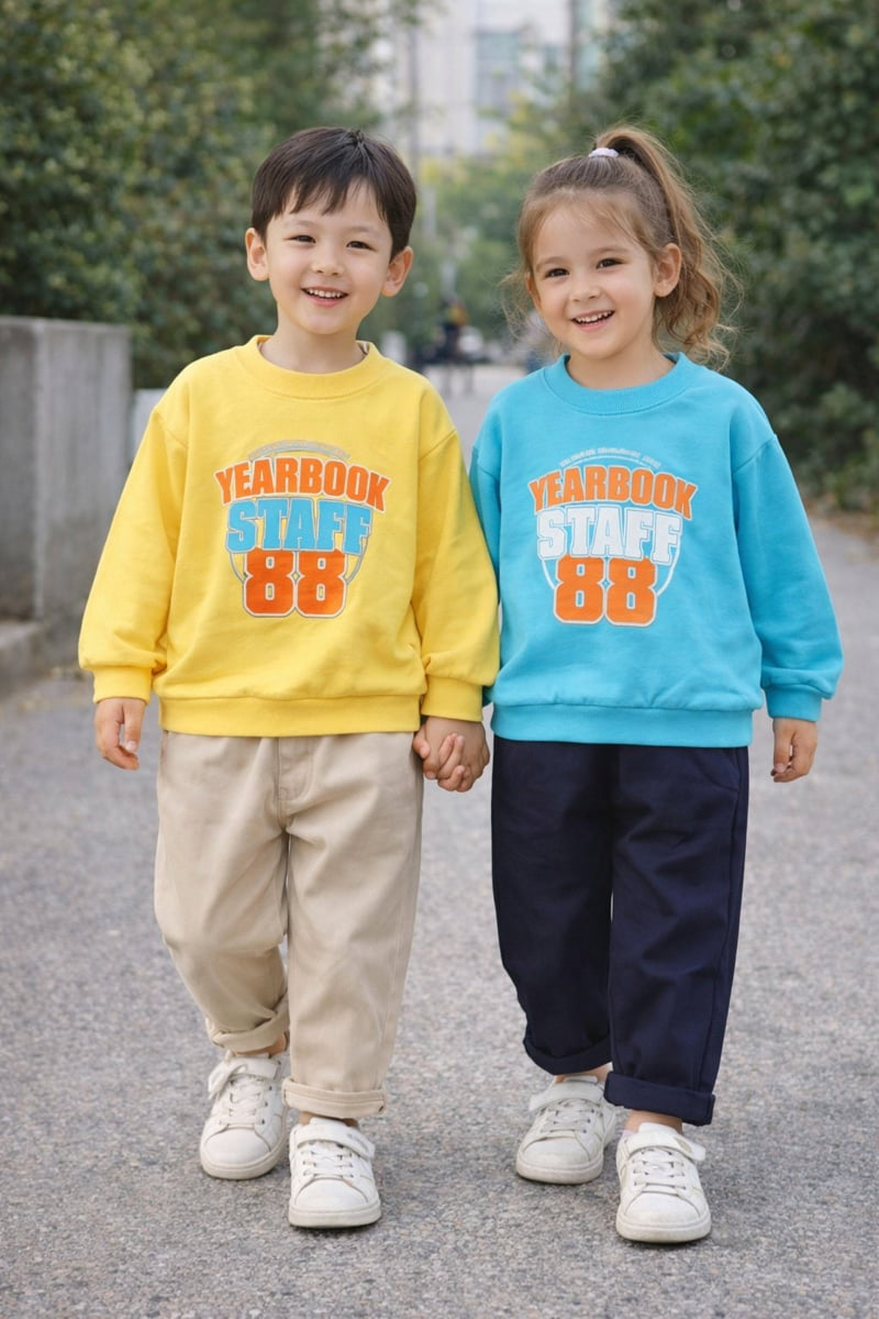 Made Blue - Korean Children Fashion - #discoveringself - 88 Staff Tee - 8