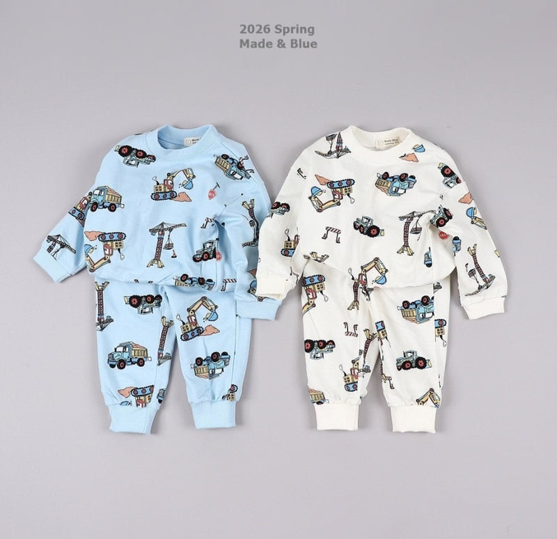 Made Blue - Korean Children Fashion - #fashionkids - Heavy Equipment Set - 2
