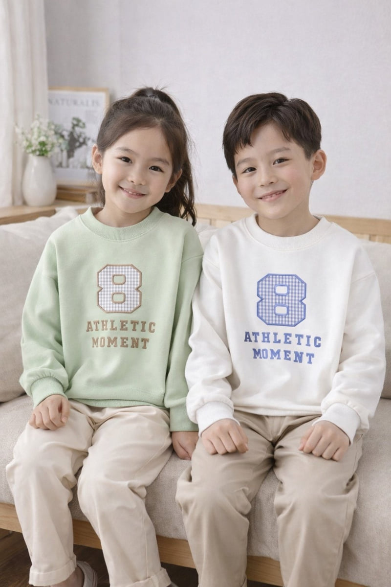 Made Blue - Korean Children Fashion - #kidsshorts - 8 Embroidered Tee - 8